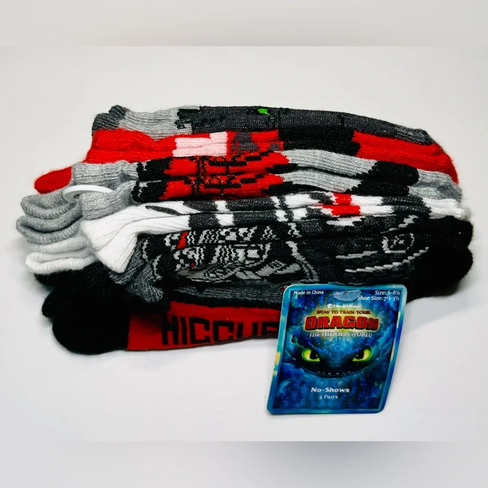HOW TO TRAIN YOUR DRAGON Socks 5 Pairs